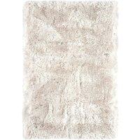 Asiatic Plush Shaggy Rug, 70 x 140cm - White, White