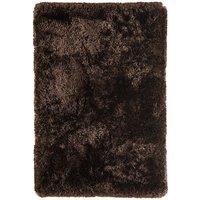 Asiatic Plush Shaggy Rug, 120 x 170cm - Choc, Brown