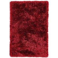 Asiatic Plush Shaggy Rug, 120 x 170cm - Red, Red