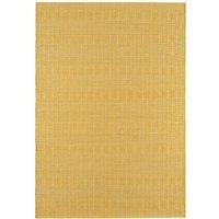 Asiatic Sloan Rug, 100 x 150cm - Mustard, Yellow