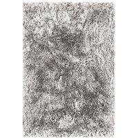 Asiatic Plush Shaggy Rug, 160 x 230cm - Silver