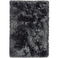 Asiatic Plush Shaggy Rug, 160 x 230cm - Slate, Grey