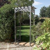 Rowlinson Wrenbury Square Top Metal Garden Arch