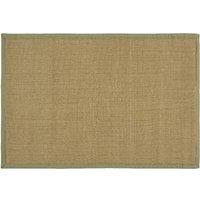 Sisal Rug Natural Large 100% Sisal Rug or Runner Anti Slip Linen/Sage Border Rug
