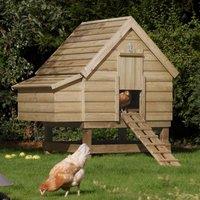 Rowlinson Large Chicken Coop, Brown
