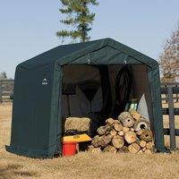 Shelter Logic ShelterLogic 10ftx10ft Shed in a Box, Green