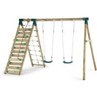 Plum Uakari Wooden Swing Set, Brown