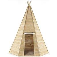 Plum Grand Wooden Teepee Hideaway, Brown