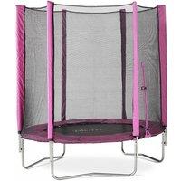 Plum 6ft Junior Trampoline and Enclosure - Pink