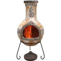 Gardeco Azteca X-Large Chiminea - Yellow