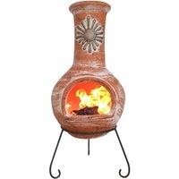 Gardeco Sol X-Large Chiminea, Orange