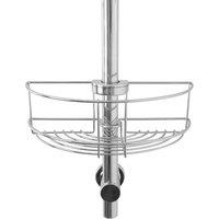 Croydex Universal Shower Riser Rail Basket - Chrome