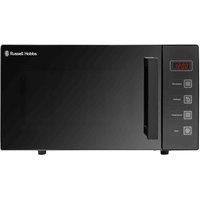 Russell Hobbs RHEM2301B 800W 23L Easi Digital Flatbed Microwave - Black, Black