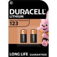 Duracell 123 Ultra Photo Lithium Camera Batteries - 2 Pack