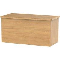 Ready Assembled Edina Blanket Box - Modern Oak, Brown