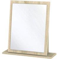 Ready Assembled Barquero Dressing Table Mirror - Pine, White