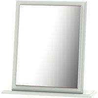 Ready Assembled Montego Dressing Table Mirror - Ash Grey, Grey