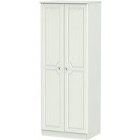 Welcome Furniture Ready Assembled Montego Tall 2-Door Wardrobe - Ash Grey, Grey