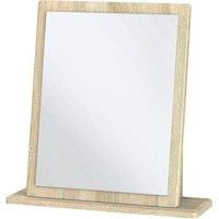 Ready Assembled Kirkhill Dressing Table Mirror - White Oak, Brown