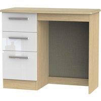 Ready Assembled Kirkhill Dressing Table - White Oak, White