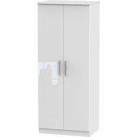 Welcome Furniture Ready Assembled Fourisse 2-Door Wardrobe - White, White