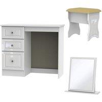 Ready Assembled Berryfield Dressing Table Set, White