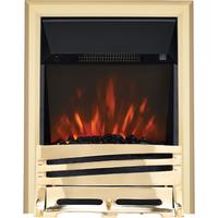 Focal Point Fires 2kW Mono LED Inset Electric Fire - Brass, Gold
