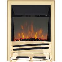 Focal Point Fires 2kW Mono LED Reflection Inset Electric Fire - Brass, Gold