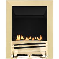 Focal Point Fires 2.3kW Mono Flueless Inset Gas Fire - Brass, Gold