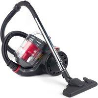 Beldray BEL0700 Compact Vac Lite 2L Cyclonic Bagless Cylinder 700W Vacuum Cleaner - Red / Graphite, Grey