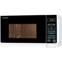 Sharp R272WM 20L 800W Solo Microwave - White