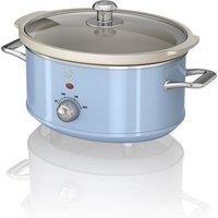 Swan SF17021BLN 3.5L Retro Slow Cooker - Blue