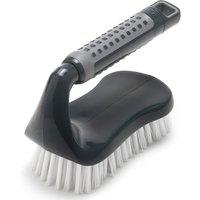 Addis Comfi Grip Iron Floor Scrubbing Brush, Black