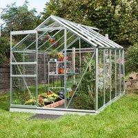 Vitavia Venus 6' x 10' Horticultural Glass Greenhouse - Silver, Silver