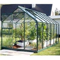 Vitavia Venus 6' x 12' Green Coated Greenhouse - Horticultural Glass, Green