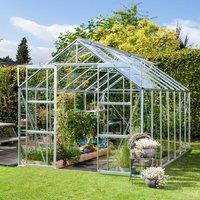 Vitavia Phoenix 8' x 14' Aluminium Greenhouse - Horticultural Glass, Silver