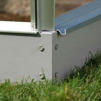 Vitavia Venus 6' x 12' Steel Perimeter Base, Silver