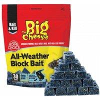 The Big Cheese Mouse/Rat Killer All Weather Block Bait x30