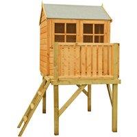 Shire Bunny Playhouse with Platform, Brown