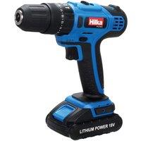 Hilka 18V Li-Ion Cordless Hammer Drill, Blue