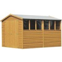 Shire Overlap 6ft x 10ft Wooden Garden Shed