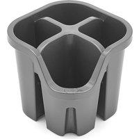 Addis Plastic Cutlery Drainer - Metallic Grey, Grey