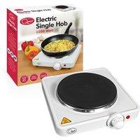 Quest 35240 Electric 1500W Single Hot Plate - White, White