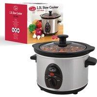 Quest 35260 1.5L Electrical Slow Cooker - Silver