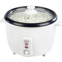 Quest 35530 0.8L Electrical Rice Cooker with Non-Stick Bowl and Measuring Cup - White, White