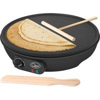 Quest 35540 1000W Pancake and Crepe Maker - Black, Black
