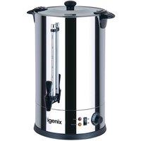 Igenix IG4030 30L Hot Water 2500W Catering Urn - Stainless Steel, Silver