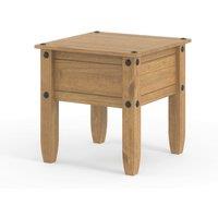 Core Products Halea Small Pine Side Table, Brown