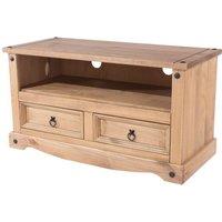 Core Products Halea Pine Flat Screen TV Unit, Brown
