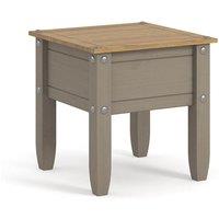 Core Products Halea Small Pine Side Table - Grey, Grey